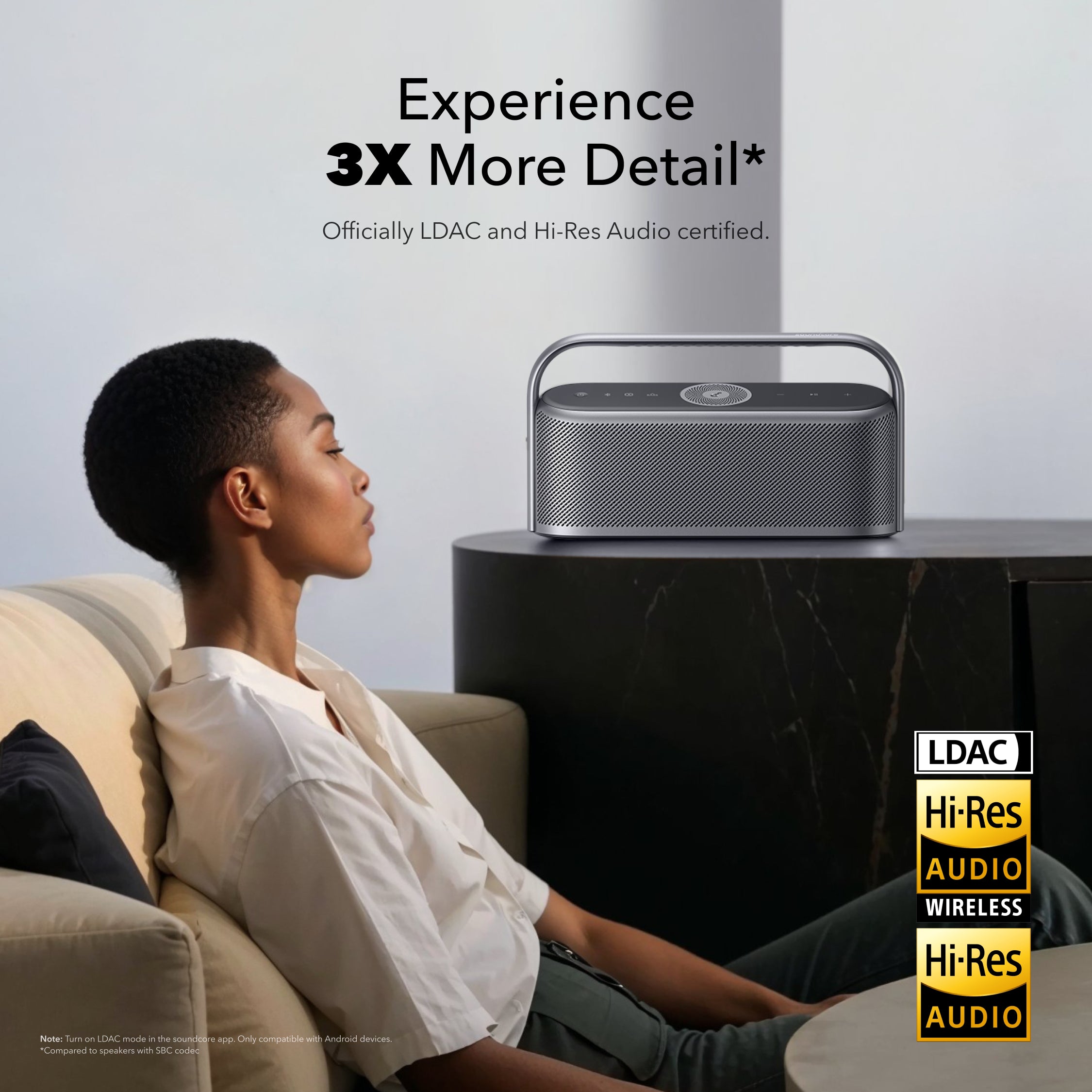 Motion X600 | High-Quality Sound Wireless Speaker-Polar Gray